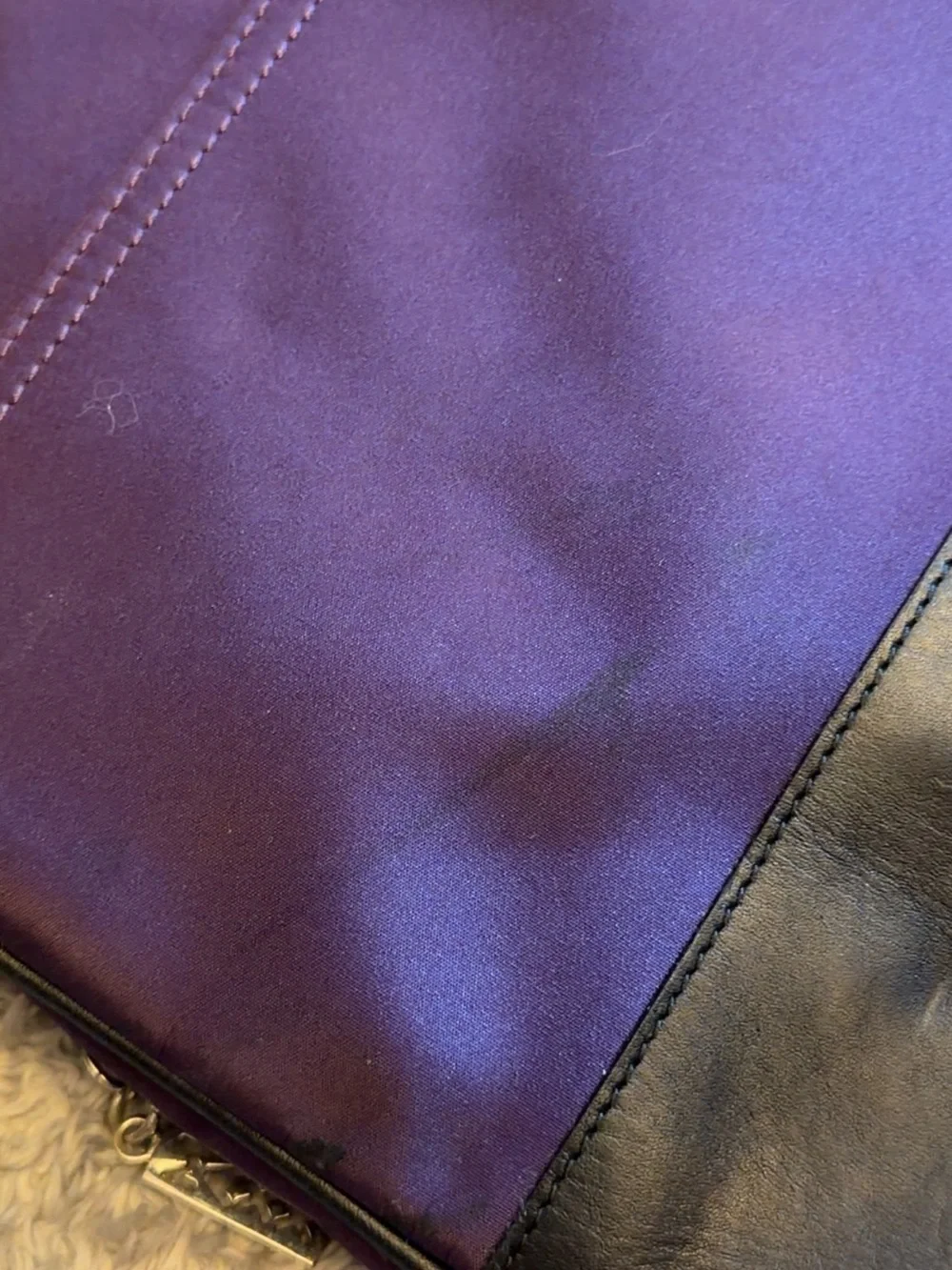 Maxx New York Purple Laptop Sleeve with Black Accents